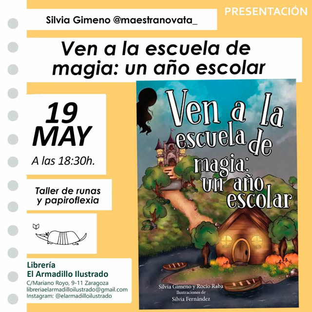Silvia Gimeno presenta 'Ven a la escuela de magia: un año escolar'.